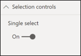 Selection Controls